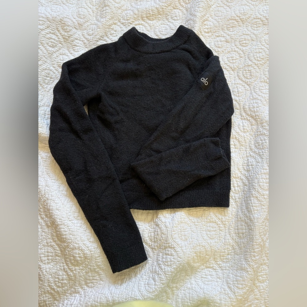 ALO Yoga Cashmere Charcoal Sweater